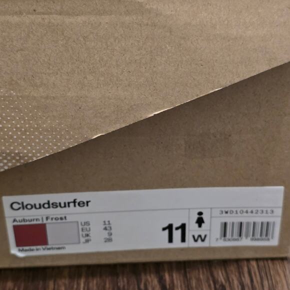 On Cloud Running Cloudsurfer Auburn Cloudtec Shoe Sz 11 Women New Performance - Picture 15 of 15